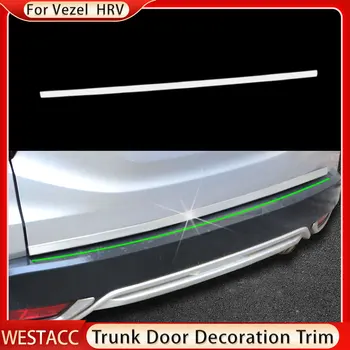 Nerūdijančio plieno automobilio galinių bagažinės durų apdailos lipduko lipduko juostelės apdaila Honda HRV HR-V Vezel 2014 - 2020 Priedai