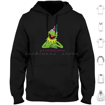 Yer A Wizard Hoodies Long Sleeve The Frog Frog TV Shows 70S Retro Fozzie Jim Henson Show Cookie Monster Kids
