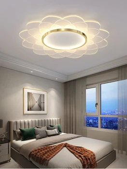 Itin plonas LED lubų šviestuvas miegamasis šviestuvas moderni minimalistinė svetainė Internetas garsus kambarys Pagrindinis miegamasis Personalizuota gėlė