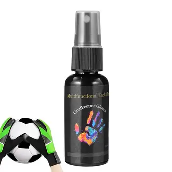 Glove Grip Spray Nešiojamas lengvas futbolo vartininko pirštinių taktifikatoriaus purškiklis Pagerinkite sukibimą su lipniais klijais 30ml purškimo buteliukas