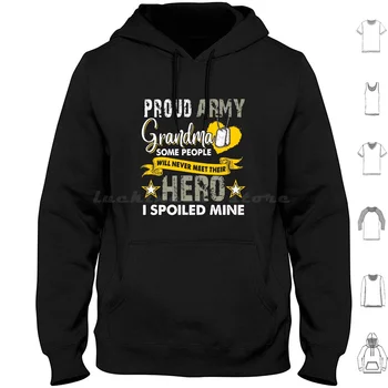 Proud Army Grandma T-Shirt Cottie Long Sleeve Proud Army Grandma