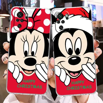 Celular Funda Happy Minnie Mickey Pattern For Xiaomi Redmi Note 8 9A 9S 9C 9 K40 Note 10 Pro 10 9T K40 10S 8T Armor Silicon