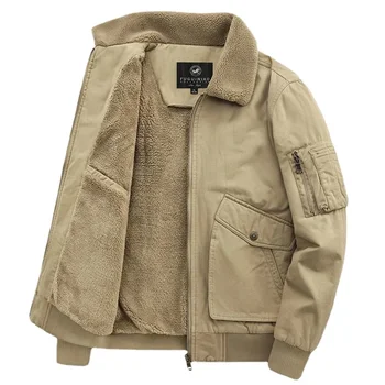 Vyrų karinis vėjavaikis Camping Man Coat Winter New Bigsize Tactical Clothing Heating Casual Windbreak Luxury Cardigan Coats