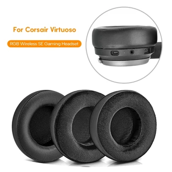 Storesnės ausų pagalvėlės pagalvėlės Corsair Virtuoso RGB belaidžių žaidimų ausinių ausinių keitimui