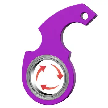 Raktų žiedo suktukas Pirštų mankšta Raktų suktukai Nešiojami raktų apverčiami žaislai Verpimo raktų pakabukai Žaislai paaugliams Suaugusiems Moterims