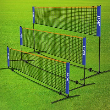 Nešiojamas sulankstomas standartinis profesionalus badmintonas tinklas Vidaus lauko sporto tinklinio teniso treniruotės Kvadratas Tinklai Tinklelis