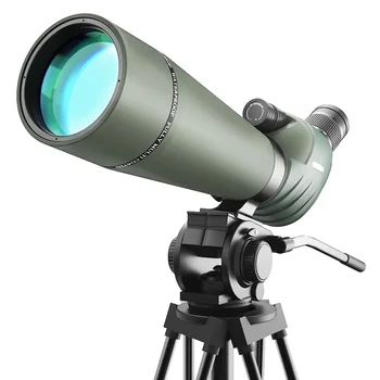 teleskopas HD didinimas 20-60x80 monokuliarinis paukščių stebėjimo teleskopas Bak4 atsparus vandeniui