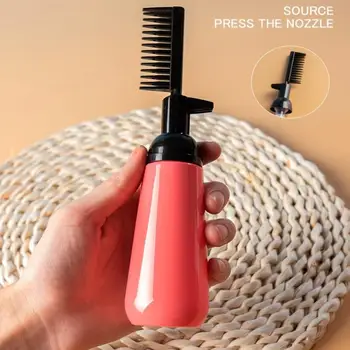 200mlProfesionalus plaukų dažymo šukos tuščias plaukų dažų buteliukas su aplikatoriaus šepetėliu Išdavimo salono plaukų dažymo įrankis