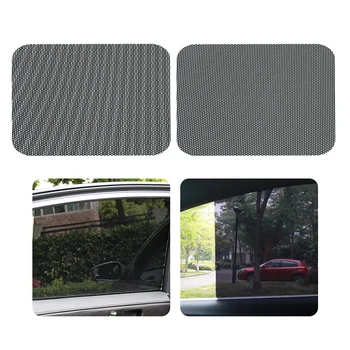 2vnt Universalus PVC automobilio langas Apsauga nuo saulės Elektrostatinis lipdukas Automobilio stilius Automobilio stoglangis Saulės plėvelės atspalvis UV apsaugos priedai