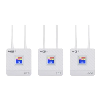 Karštas TTKK 3X 4G Wifi maršrutizatorius Nešiojamieji šliuzai FDD TDD LTE Wcdma GSM visuotinis išorinių antenų atrakinimas SIM kortelės lizdas (europinė versija