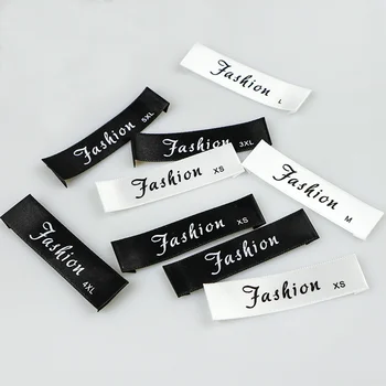 Individualizuotos 100vnt/lot. drabužių etiketės, atspausdinta medvilnės etiketė, S-5XL