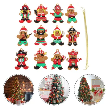 Kalėdinių papuošalų festivalio namų dekoras Šventinis pakabukas Kabantys meduoliai Žmogus Piratų pakabinimo dekoracijos