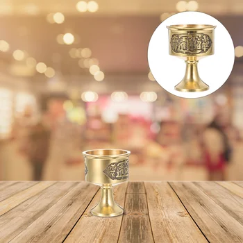Dievo taurė Varinės aukos dubuo Palankios gėrimo taurės Šventas vanduo, aukojantis senovinį šventyklos tiekimą