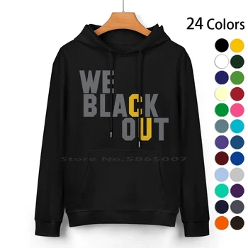 Colorado Blackout Party Pure Cotton Hoodie megztinis 24 spalvų Denverio futbolo krepšinio užtemimas 