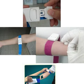 Elastic Quick Release Medical Sports Emergency Sliple Turnniquet Medical Band for Blood Venipuncture Random Color