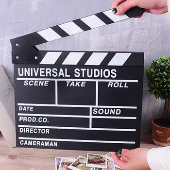 Wood Video Scene Clapperboard Lengva naudoti Efektyvus Patvarus filmas Clapper Board Director Film Clapboard