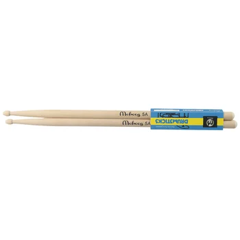 Maple Wood Drumsticks Stick 1 Pora Būgnų lazdelės Klevas 5a Lengvos medžio spalvos būgnų lazdelės būgnų muzikai Aparts Maple 5a dydis