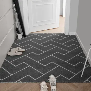 Karštas išpardavimas Bohemiško stiliaus minimalizmas Neslystantys PVC durų kilimėliai Kilimas Virtuvės kilimėlis PVC šilko kilpa Įėjimo durų kilimėlis prieškambariui