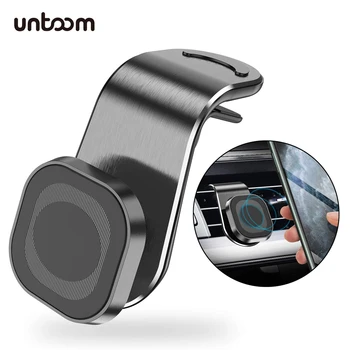 Magnetinis telefono laikiklis automobilyje Universalus automobilio oro išleidimo magnetas Laikiklis Automobilio išmaniojo telefono stovas GPS palaikymas iPhone 12 Xiaomi Samsung