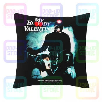 My Bloody Valentine Movie 1981 Lose Your Heart Horror Slasher Harajuku Lininis pagalvės užvalkalas Mesti pagalvės užvalkalą Atspausdinta
