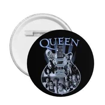 Freddie Mercury Soft Button Pin Custom Funny British Singer Rock Band Pinback Badges Sagėlės Girlfriend Gift