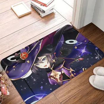 Genshin Impact Game Virtuvės neslystantis kilimas Mona miegamojo kilimėlis Sveiki atvykę durų kilimėlis Namų dekoravimo kilimėlis