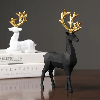 matinio matinio stiliaus Origami elnio skulptūra Derva Gyvūnų modelis Dekoravimas Svetainės amatai Namų dekoravimo priedai