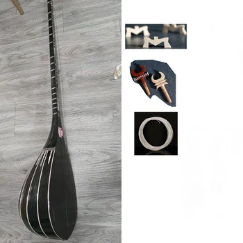 Sindziango etninė charakteristika Tradicinis styginis instrumentas Dutar rankų darbo Profesionalus Mulberry Wood Dutar su medžiaginiais maišeliais