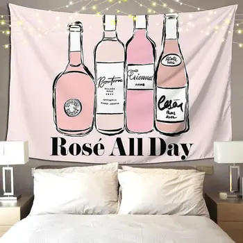 Rožių vynas Estetinis namų dekoravimas Gobelenas Juokingi sieniniai kabantys gobelenai ant sienos svetainei Miegamasis Bendrabučio kambarys