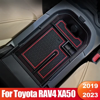 skirta Toyota RAV4 XA50 2019 2020 2021 2022 2023 RAV 4 hibridinis automobilis Centrinis porankis Laikymo dėžės organizatoriaus dėklo priedai