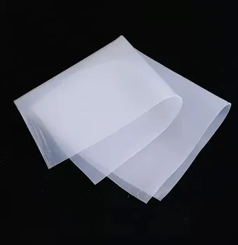 1Vnt Baltas silikoninės gumos lakštas 500x500mm storio 1/1.5/2/3/4/5mm Aukšto atsparumo temperatūrai plokštės sandariklio tarpiklis