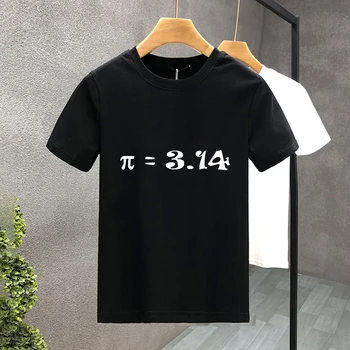 Design Math Equation Fashion Creativity New Spring Summer Personality T-shirt For Men's Luxury Brand Printing Man T Shirt Woman