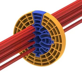 B50 tinklo kortelių įtaisų kabelių šukos ugniai atsparios ABS plastikinės bendrosios kabelių 5 ir 6 kategorijos tinklo kabelių klojimas ir karšimas