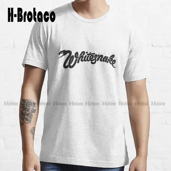 Metmenų logotipas Whitesnake, juostiniai marškinėliai Suknelė Custom Aldult Teen Unisex Digital Printing Tee Shirts Fashion Tshirt Summer New