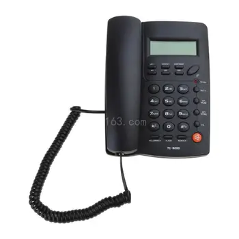 TC-9200 Fiksuotojo telefono stalinis telefonas su skambinančiuoju darbui ir namams su numerių saugykla