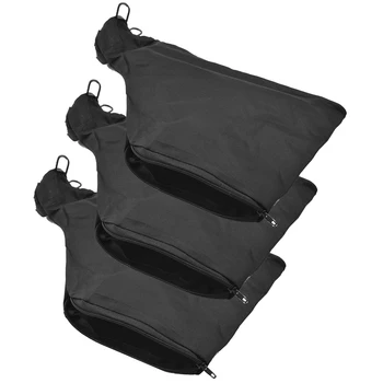 Mitre pjūklo dulkių maišas, juodas dulkių surinkėjo krepšys su užtrauktuku ir vielos stovu, skirtas 255 modelio pjūklo 3vnt