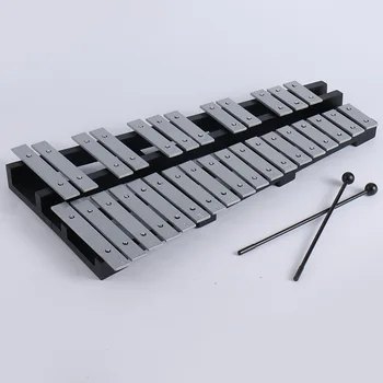 Professional 30 Note Glockenspiel Xylophone Bell Kit Percussion Instrument with Carry Bag Drum Sticks for Adult Kids