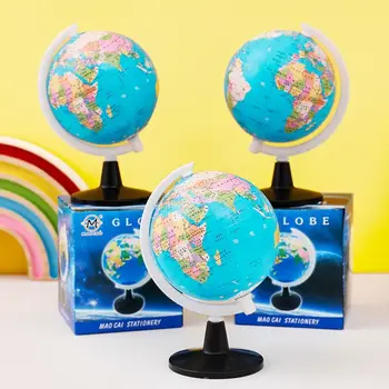 Žemės sfera Pasaulio gaublys su stendu Su žemynų, šalių etiketėmis Ankstyvasis ugdymas Žemės papuošalai Plastikas