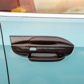 Carbon Fiber Chrome automobilio durų rankenos dangtelio dekoro apdailos lipdukasVolkswagen VW Golf 8 MK8 2021 2022 2023 Stiliaus priedai