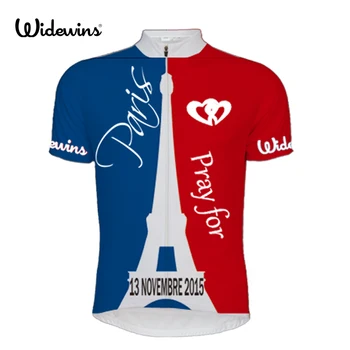 New Anniversary Team Cycling Bike Bicycle Clothing Paris Pray for Cycling Jersey Cycling Jersey Bike Bike Shirt 6501