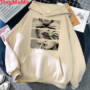 Bong Weed gobtuvai vyriški hiphopo atspausdinti grafiniai y2k estetiniai vyriški džemperiai su gobtuvu harajuku