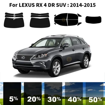 Iš anksto supjaustytas nanokeramikos automobilis UV langų atspalvio rinkinys Automobilinė langų plėvelė LEXUS RX 4 DR visureigiui 2014-2015
