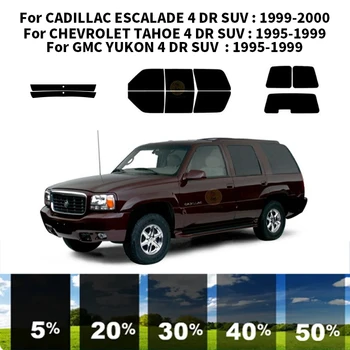 Iš anksto supjaustytas nanokeramikos automobilis UV langų atspalvio rinkinys Automobilinė langų plėvelė CADILLAC ESCALADE 4 DR visureigiui 1999-2000