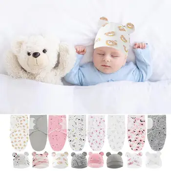 Baby Swaddle Blanket Cartoon Breathable Receiving Blanket Odai-Friendly Comfortable Newbaby Swaddles For Newborns Girls